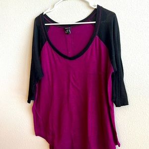 Torrid size 2 baseball tee